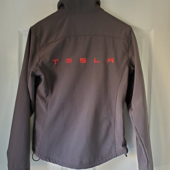 Tesla Jackets & Coats | Tesla Womens Corp Jacket Size M Grey | Poshmark